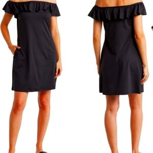 Tommy Bahama's fun & flirty off-the shoulder dress and/or beachwear cover up!